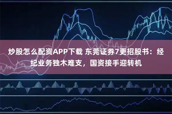 炒股怎么配资APP下载 东莞证券7更招股书：经纪业务独木难支，国资接手迎转机